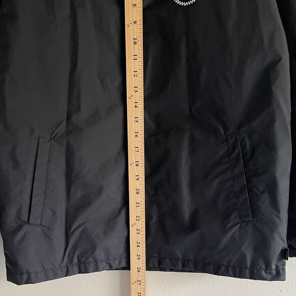 Vans Black Jacket Youth XL Long Sleeve Collared Skateboard Torrey Windbreaker - Picture 9 of 13